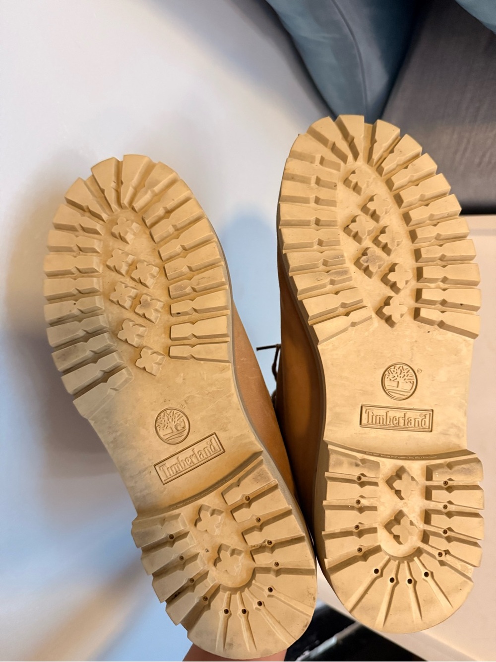 Timberland Wheat Brown Leather Lace-Up Work Boots - Picture 6 of 7